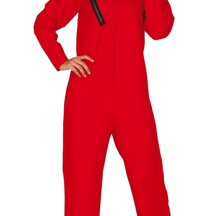 La Casa de Papel Rouge Overall Ladies