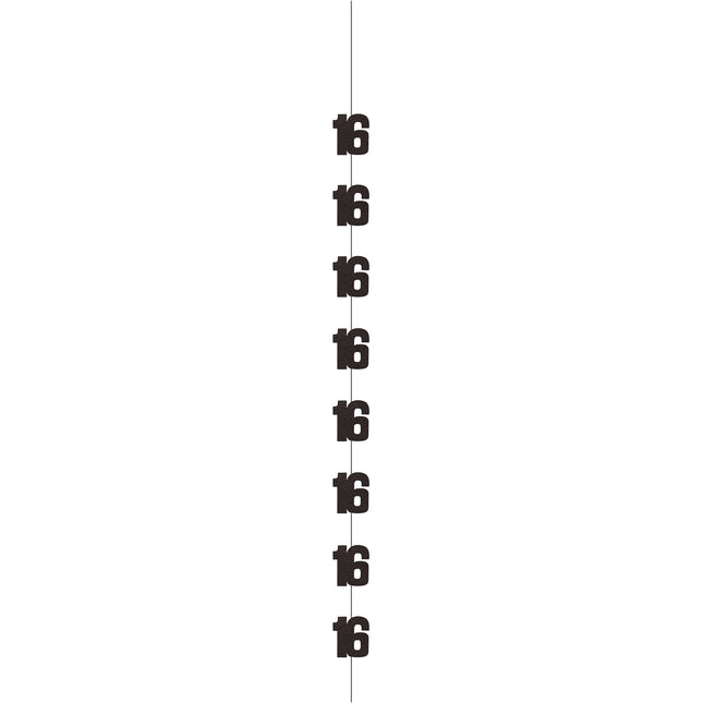 16 ans Décoration suspendue Argent 1.52m