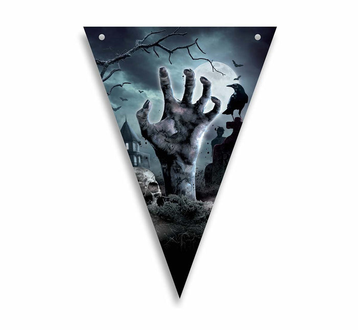 Guirlande d'Halloween Cimetière 3m