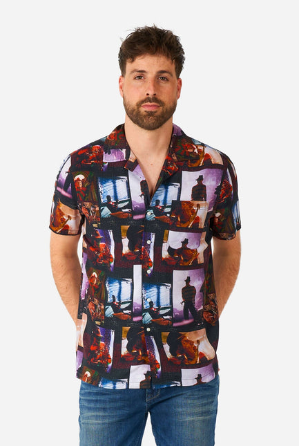 A Nightmare On Elmstreet Shirt Short Sleeves Men <tc>OppoSuits</tc>