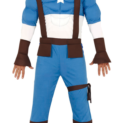 Costume de super-héros musclé