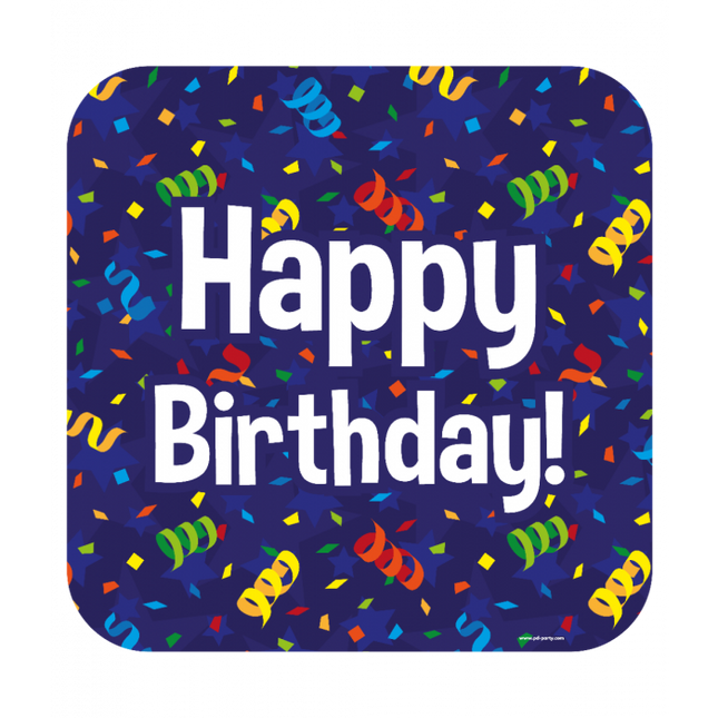 Plaque de porte Happy Birthday 50cm