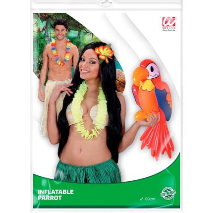 Perroquet gonflable 60cm