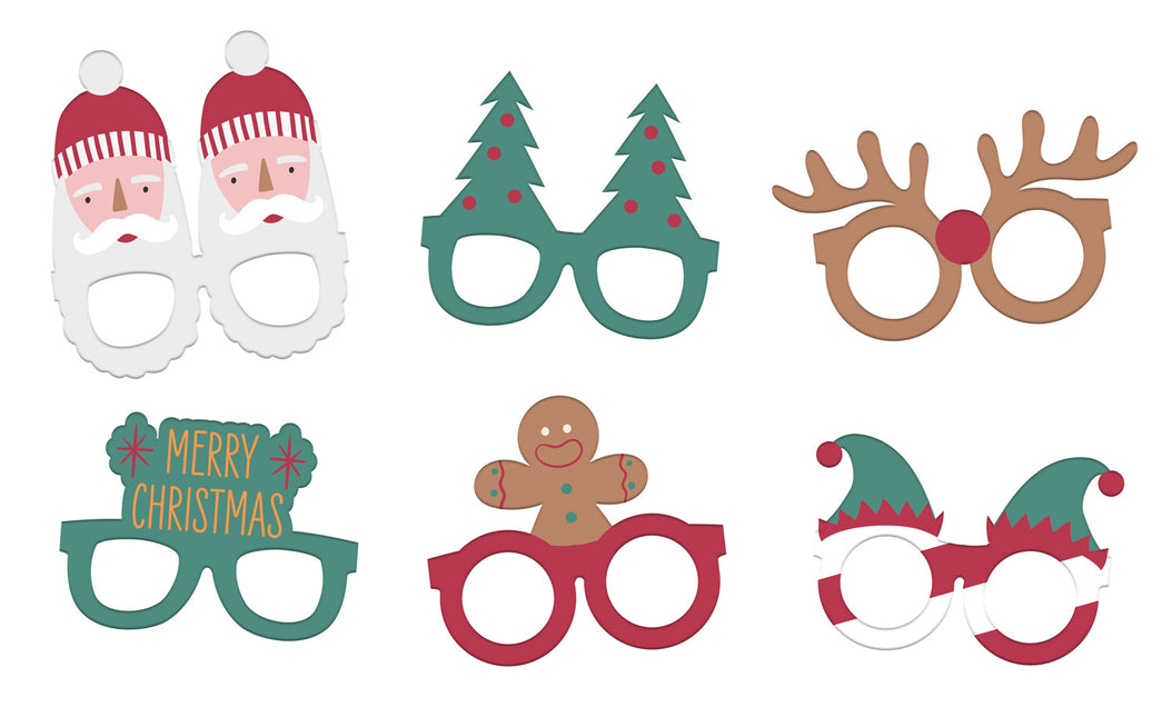 Verres de Noël en papier 6 pièces