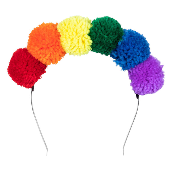 Tiare Arc-en-ciel Pompon