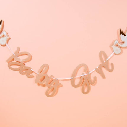 Guirlande de lettres de naissance Babygirl 2m