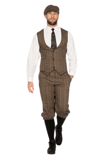 Costume des années 1920 Marron