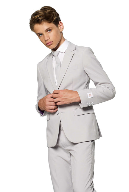 Costume gris Garçon Ado <tc>OppoSuits</tc>