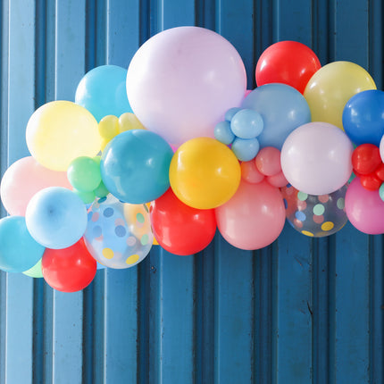 Ballons Dots Coloured 33cm 6pcs