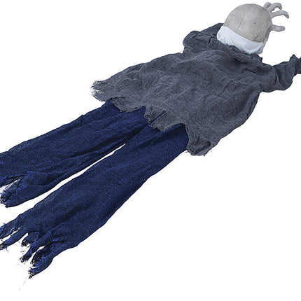 Décoration de table Halloween Zombie avec son et lumière 1.4m