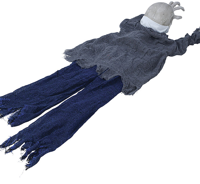 Décoration de table Halloween Zombie avec son et lumière 1.4m