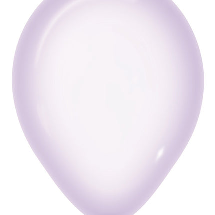 Ballons Crystal Pastel Lilas 350 30cm 50pcs