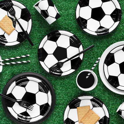 Assiettes de football 18cm 6pcs