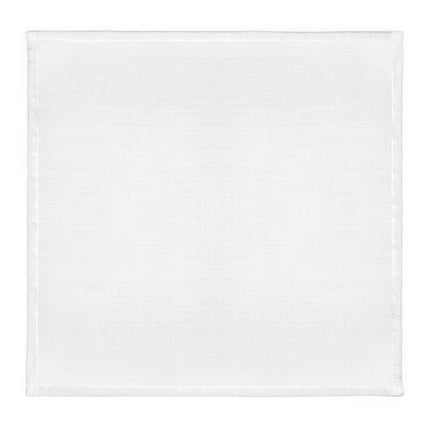 Serviettes de table blanches en tissu 40cm 4pcs