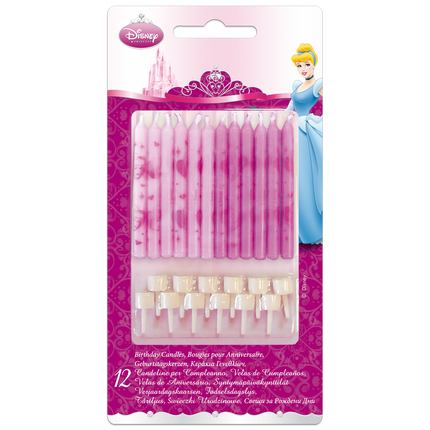 Bougies de princesses 24 pièces