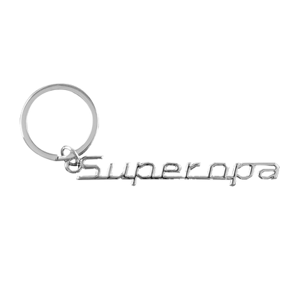 Porte-clés argenté Super Grand-père