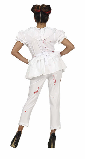 Clown Costume d'Halloween Dames Sanglantes