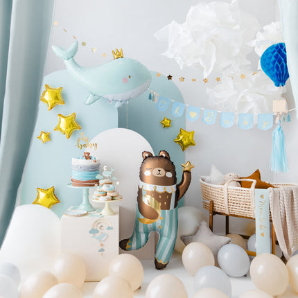 Bannière bleue Oh Baby 2.5m