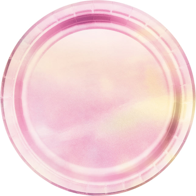 Assiettes Holographiques 23cm 8pcs