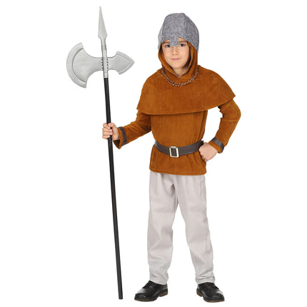 Costume de chevalier garçon brun