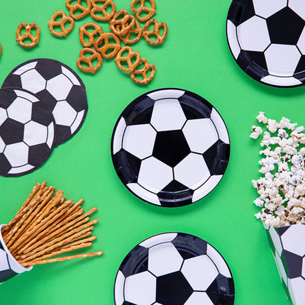 Assiettes de football 18cm 6pcs