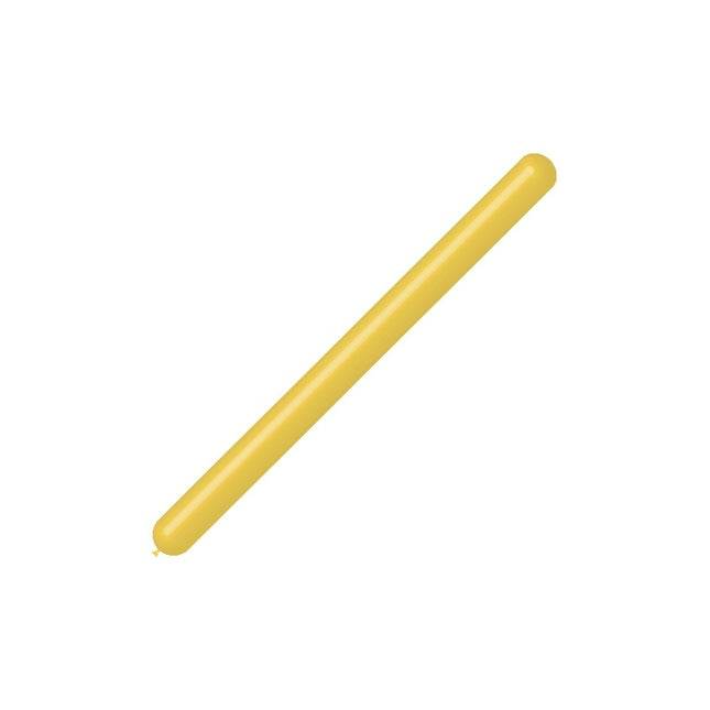 Ballons à modeler jaunes 7.5cm 150cm 100pcs