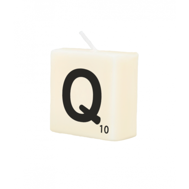 Bougie lettre Q 4cm