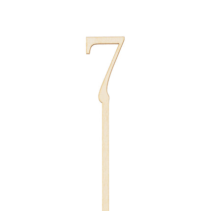 Numéros de table en bois 25cm 10pcs