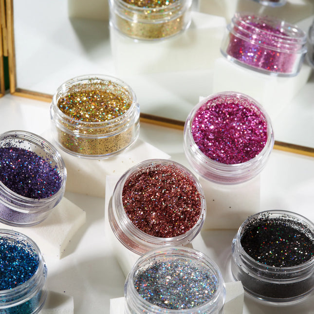 Moon Glitter Paillettes holographiques Shakers Rose 5g