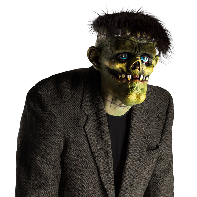 Masque d'Halloween Monstre Cheveux Verts