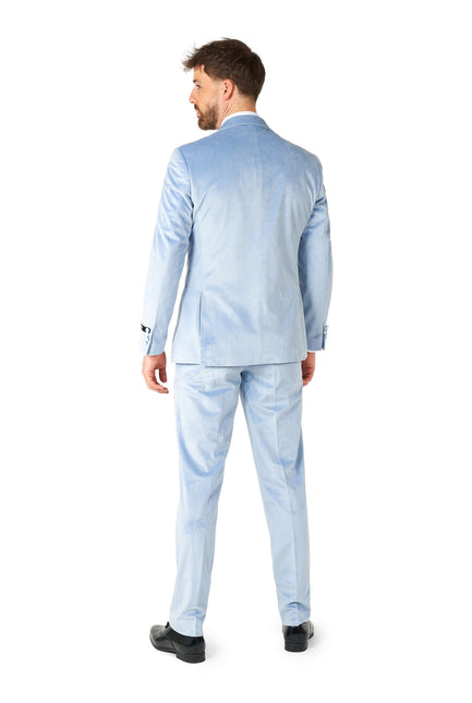 Velours bleu clair Tuxedo hommes <tc>OppoSuits</tc>