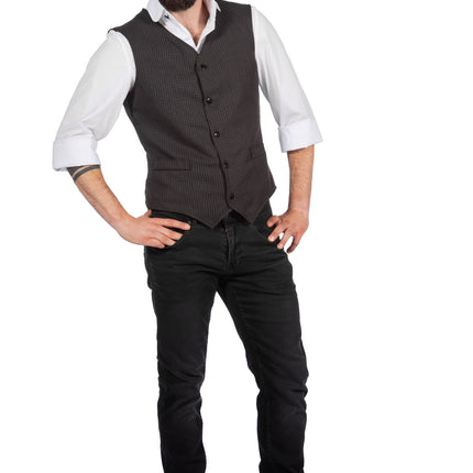 Set d'habillage pour les années folles 20S Gillet et casquette pour hommes