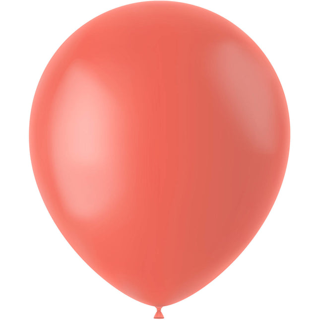 Ballons de baudruche orange Cantaloup frais 33cm 50pcs