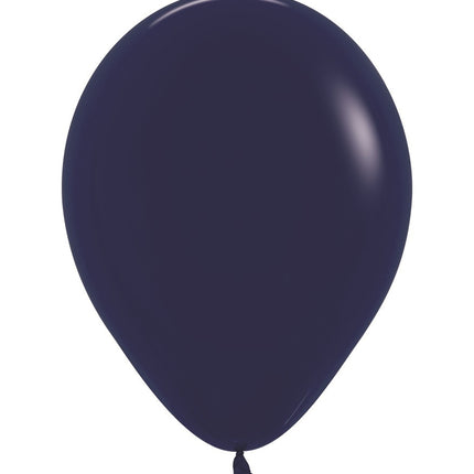 Ballons de baudruche bleu marine 25cm 100pcs