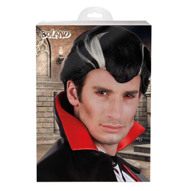 Perruque d'Halloween noire