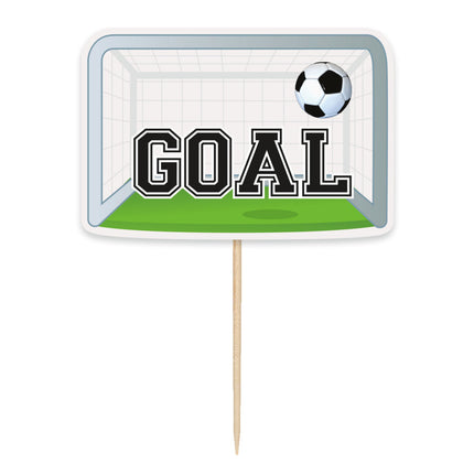 Décor de gâteau de football 6pcs