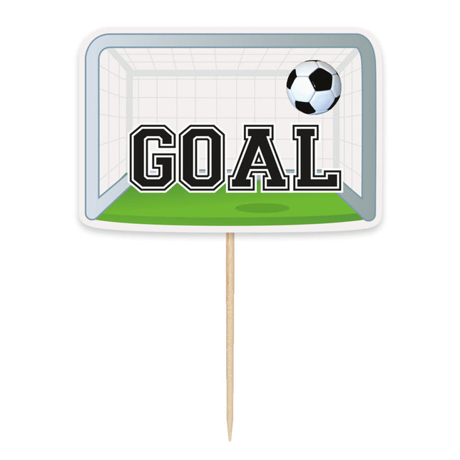 Décor de gâteau de football 6pcs