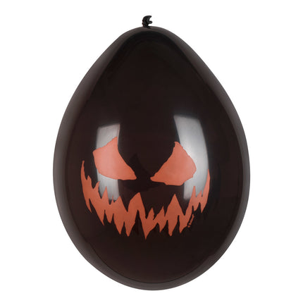 Ballons d'Halloween Citrouille effrayante 25cm 6pcs