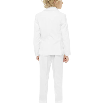 Garçon au costume blanc <tc>OppoSuits</tc>