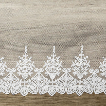 Chemin de table Dentelle Blanc 45cm 9m