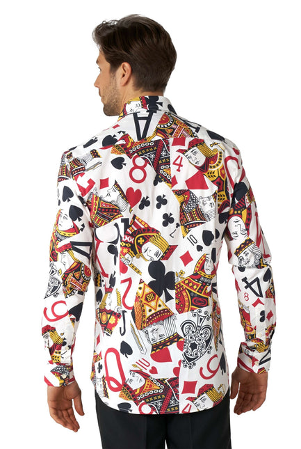 Chemise homme cartes à jouer du casino <tc>OppoSuits</tc>