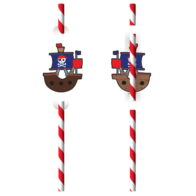 Pailles Pirates 8pcs