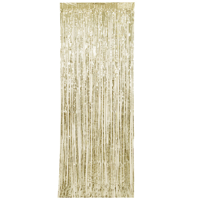 Rideau de porte or métallisé 2.4m