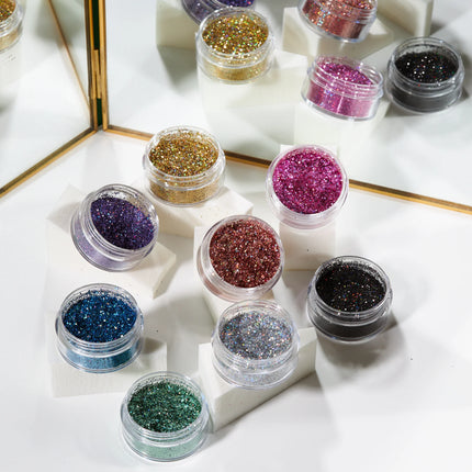 Moon Glitter Paillettes holographiques Shakers Rose 5g