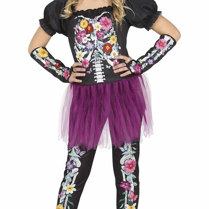 Costume de fille Dia De Los Muertos