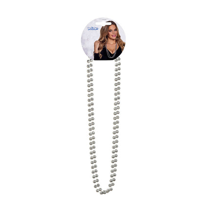 Colliers Perles Argent 2pcs