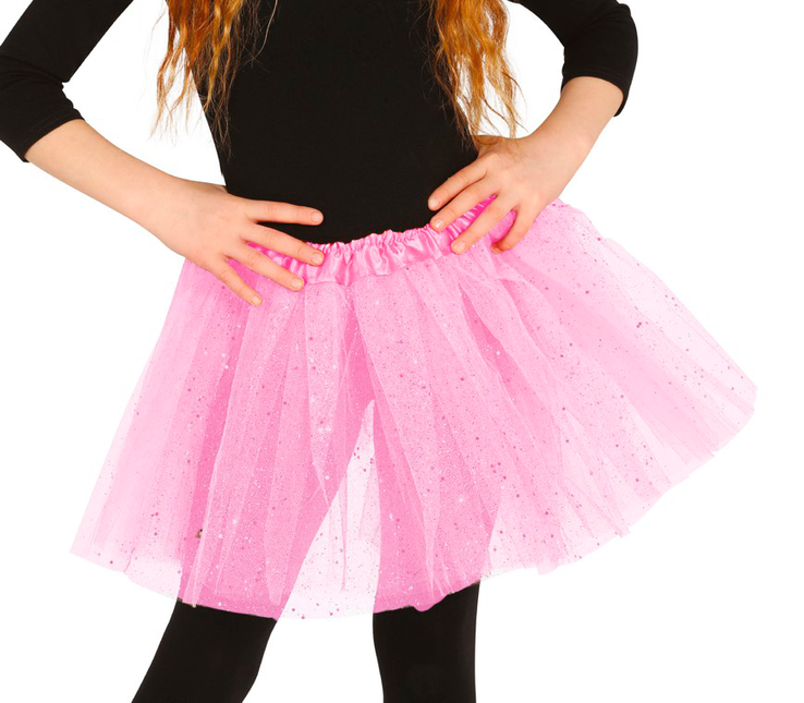 Tutu rose pailleté 30cm