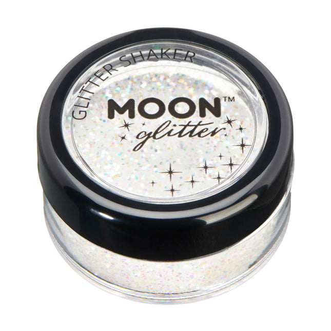 Moon Glitter paillettes irisées Shakers blanc 5g