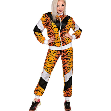 Tracksuit Neon 80S Faulty Tiger Print