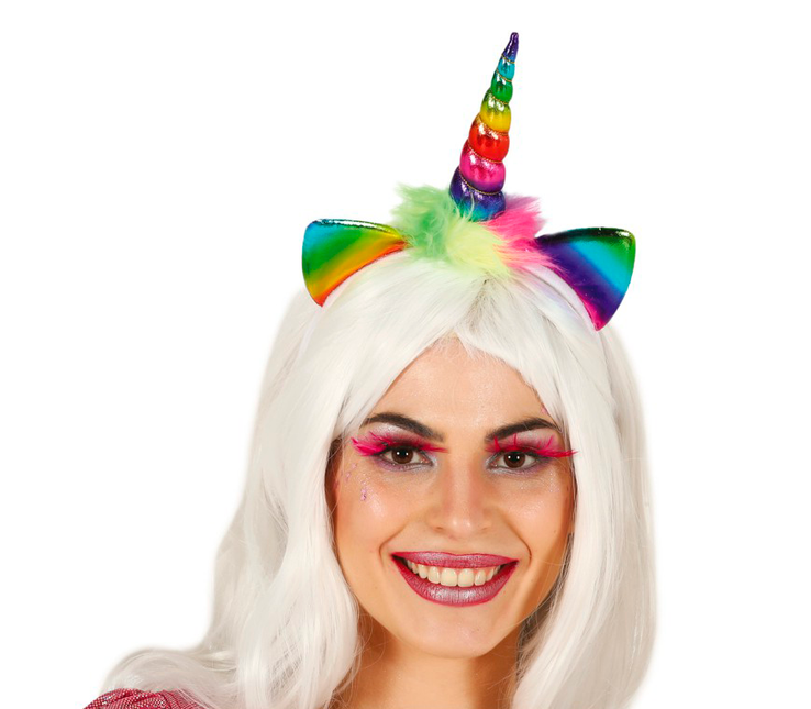 Diadème de la licorne coloré